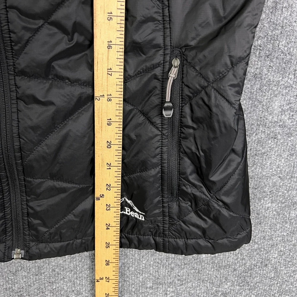 L.L. Bean Black Quilted Packable Puffer Vest